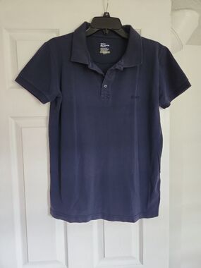 Exit Men's Navy Polo Shirt